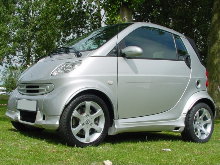 smart fortwo Side Skirts 450 Model SMANN Silver